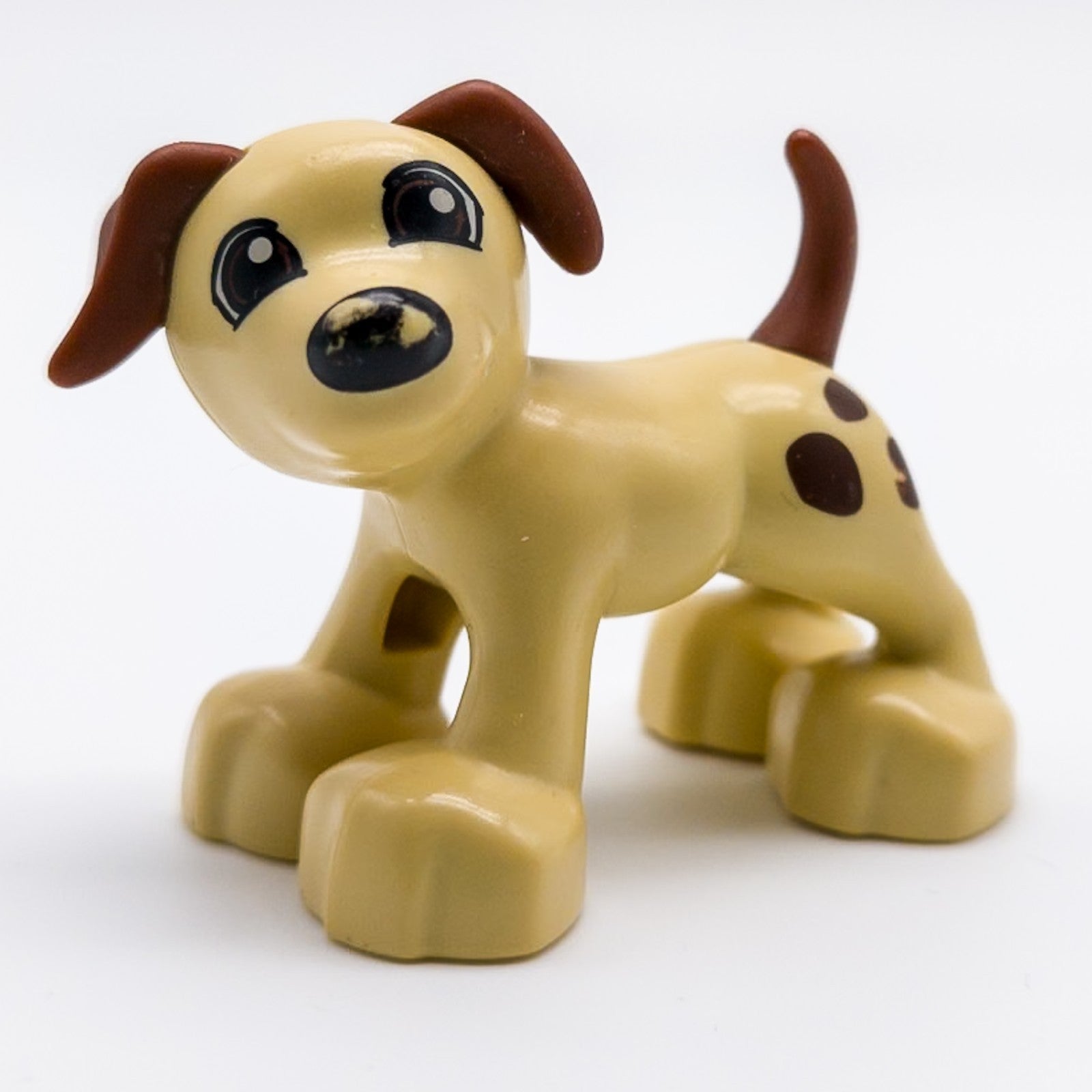 LEGO DUPLO Hund Tier Figur Haustier Welpe Braun Beige 1396pb01 - nerdyvana.com