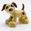 LEGO DUPLO Hund Tier Figur Haustier Welpe Braun Beige 1396pb01 - nerdyvana.com