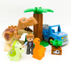 LEGO DUPLO Jurassic World T Rex Owen 2 Dinos Jeep Dinosaurier nerdycustom Set - nerdyvana.com