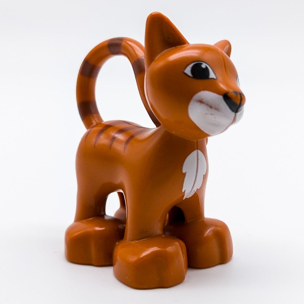 LEGO DUPLO Katze Orange Gestreift Tier Haustier Zoo dupcat1pb01 - nerdyvana.com