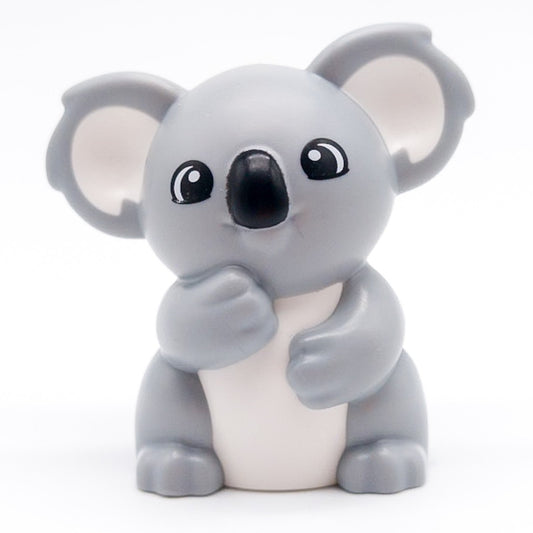 LEGO DUPLO Koala Tier Figur Australien Zoo Beuteltier grau weiß bb1286pb01 - nerdyvana.com