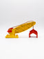 LEGO DUPLO Kran Gelb Seilwinde Haken Drehbar 2x4 Baustelle Zug Zubehör 80er - nerdyvana.com