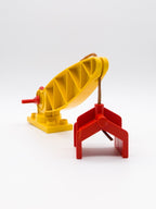 LEGO DUPLO Kran Gelb Seilwinde Haken Drehbar 2x4 Baustelle Zug Zubehör 80er - nerdyvana.com