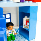 LEGO DUPLO Krankenhaus Set nerdycustom MOC Hubschrauber, Figuren, Sonderteilen - nerdyvana.com