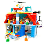LEGO DUPLO Krankenhaus Set nerdycustom MOC Hubschrauber, Figuren, Sonderteilen - nerdyvana.com