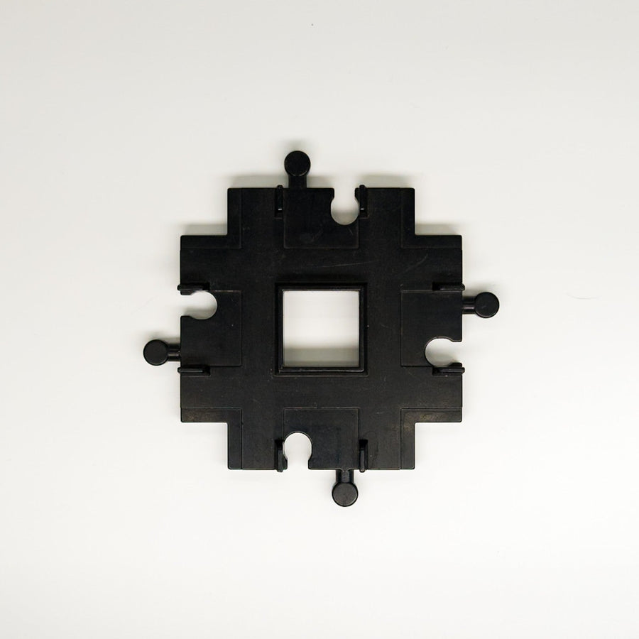 LEGO DUPLO Kreuzung Schiene Eisenbahn Zubehör schwarz 4646 - nerdyvana.com