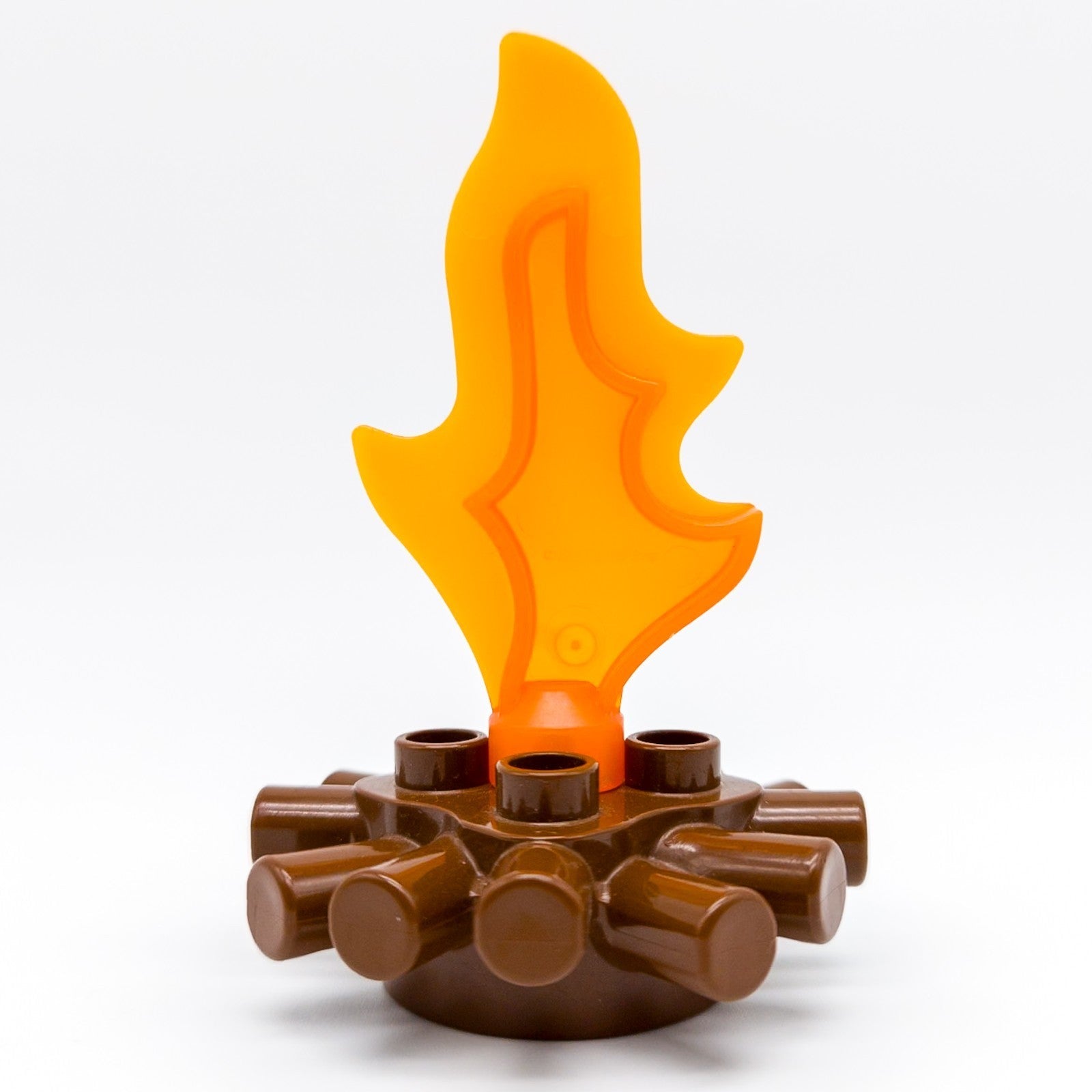 LEGO DUPLO Lagerfeuer Feuerstelle Holz Braun Flamme Hellorange 31070 51703 - nerdyvana.com