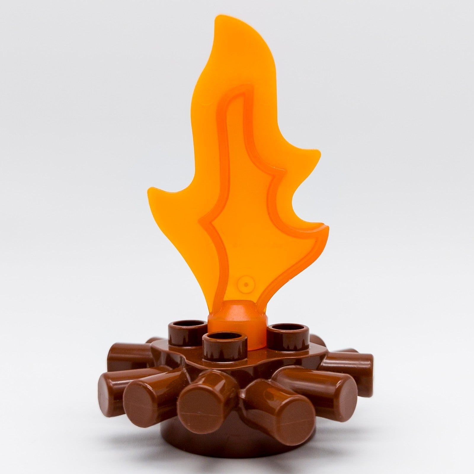 LEGO DUPLO Lagerfeuer Feuerstelle Holz Rotbraun Flamme Orange 31070 51703 - nerdyvana.com