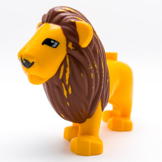 LEGO DUPLO Löwe Tier Gelb Braun Safari Zoo 87960c01pb02 Mähne abgenutzt B-Ware - nerdyvana.com