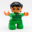 LEGO DUPLO Mädchen Kind Figur Hoodie Jogginghose grün schwarze Haare 47205pb009 - nerdyvana.com