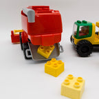 LEGO DUPLO Mähdrescher rot Truck gelb 14 Heuballen Steine Farmer nerdycustom Set - nerdyvana.com