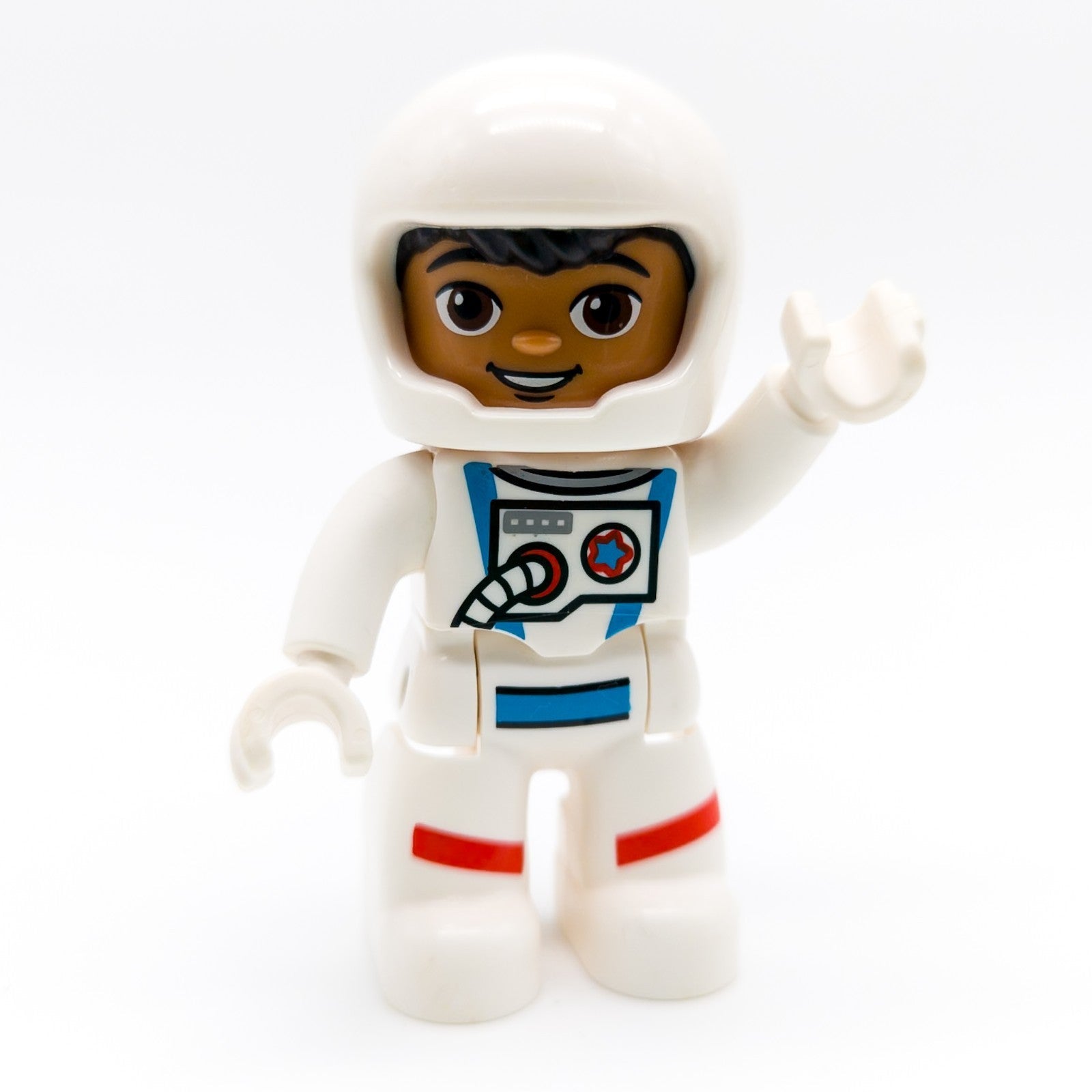 LEGO DUPLO Mann Figur Astronaut Space Shuttle Mission Helm weiß 10944 47394pb309 - nerdyvana.com
