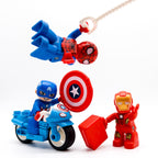 LEGO DUPLO Marvel Superhelden Figuren Bundle Spider-Man Iron Man Captain America - nerdyvana.com