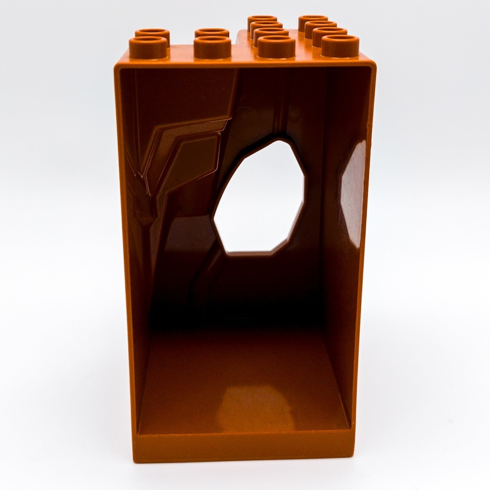 LEGO DUPLO Natur Felsen Höhle Rock dunkelorange Berg Safari Wüste 4x4x6 31071 - nerdyvana.com