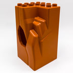 LEGO DUPLO Natur Felsen Höhle Rock dunkelorange Berg Safari Wüste 4x4x6 31071 - nerdyvana.com