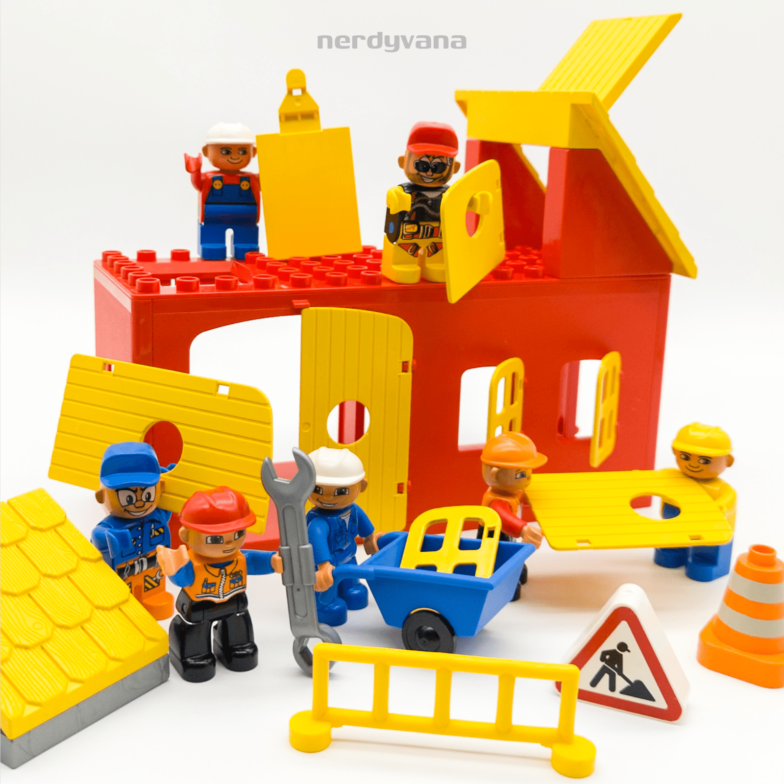 LEGO DUPLO Original Ersatzteile Bauernhof Scheune Tore Türen Fenster Dächer 2655 - nerdyvana.com