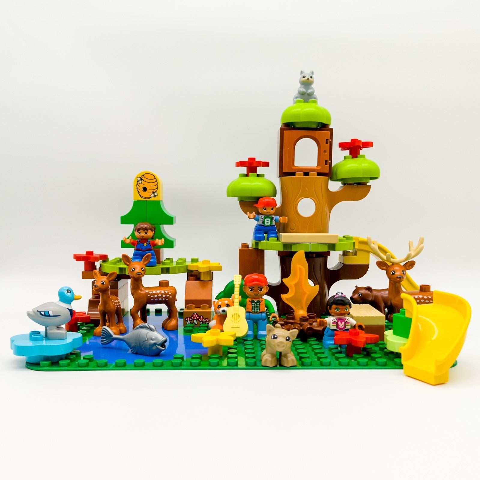LEGO DUPLO Pfadfinder Camp Waldabenteuer Baumhaus Tiere Figuren nerdycustom MOC Zweitbild