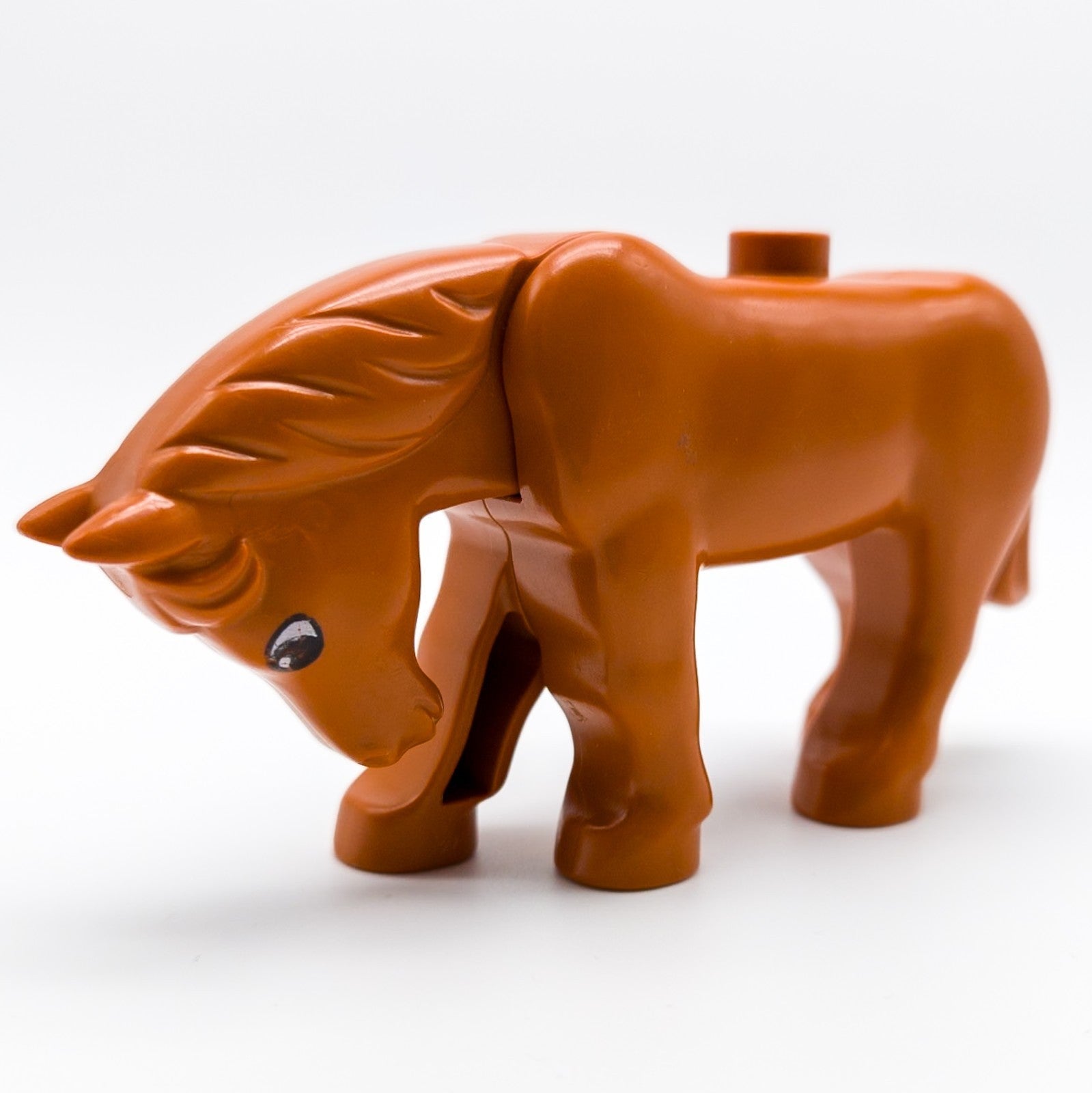 LEGO DUPLO Pferd Braun beweglicher Kopf Tier Reiterhof Bauernhof horse02c01pb02 - nerdyvana.com