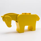 LEGO DUPLO Pferd Figur Gelb beweglicher Kopf 80er Bauernhof Tier horse01c01 - nerdyvana.com