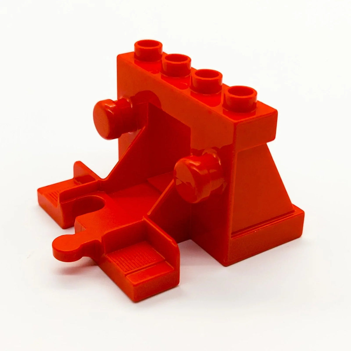 LEGO DUPLO Prellbock Endstück Abschlussgleis Eisenbahn rot 2735 - nerdyvana.com