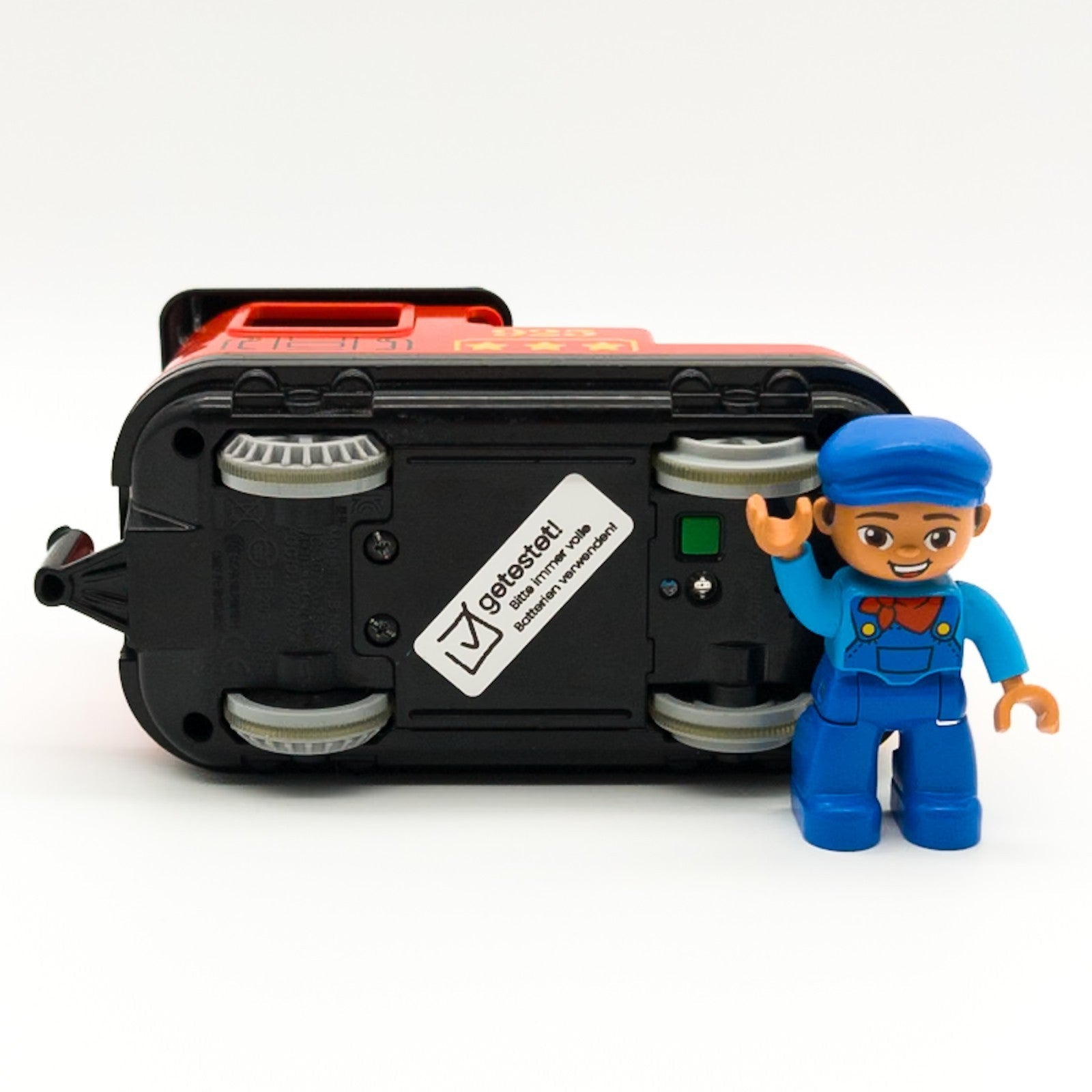 LEGO DUPLO Push & Go Dampflok 925 Rot Lokomotive 10874 mit Lokführer Eisenbahn - nerdyvana.com