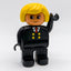 LEGO DUPLO Schaffnerin Kontrolleurin Figur blonde Haare Eisenbahn Zug 4555pb019 - nerdyvana.com