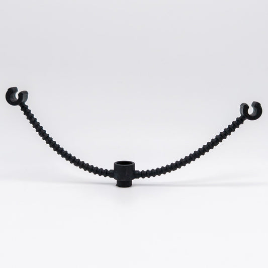 LEGO DUPLO Schlauch Schwarz mit 2 Halter Rohr Kabel Leitung Noppe 42030 - nerdyvana.com