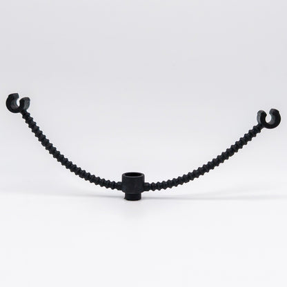 LEGO DUPLO Schlauch Schwarz mit 2 Halter Rohr Kabel Leitung Noppe 42030 - nerdyvana.com