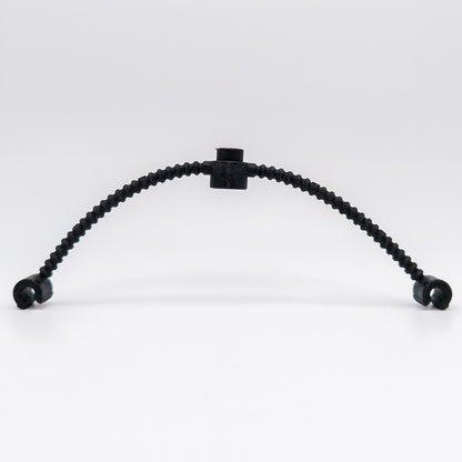 LEGO DUPLO Schlauch Schwarz mit 2 Halter Rohr Kabel Leitung Noppe 42030 - nerdyvana.com