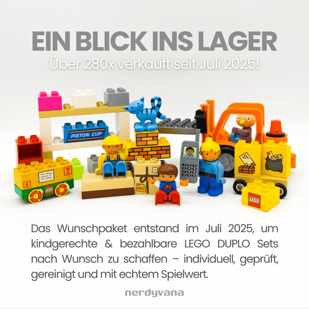 LEGO DUPLO Set Wunschpaket - Bauernhof Zoo Feuerwehr Baustelle Polizei Eisenbahn - nerdyvana.com