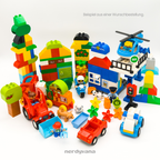 LEGO DUPLO Set Wunschpaket - Bauernhof Zoo Feuerwehr Baustelle Polizei Eisenbahn - nerdyvana.com