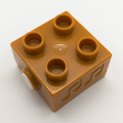 LEGO DUPLO Soundstein Dschungel Urwald Effektstein Tiergeräusche braun 2x2 - nerdyvana.com
