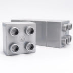 LEGO DUPLO Stein 2x2 Metallic Silber selten Rarität MOC Pearl Light Gray 3437 - nerdyvana.com