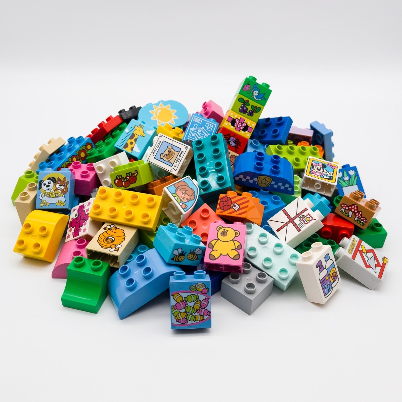 LEGO DUPLO Steine Set Grundbausteine Motivsteine Sondersteine 30 50 70 100 Teile - nerdyvana.com