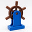 LEGO DUPLO Steuerrad Schiffsrad blau braun Boot Hafen Schiff Ersatzteil 4658c02 - nerdyvana.com