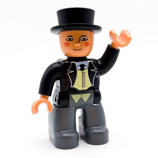 LEGO DUPLO Thomas & seine Freunde Figur Sir Topham Hatt Zylinder 47394pb096 - nerdyvana.com