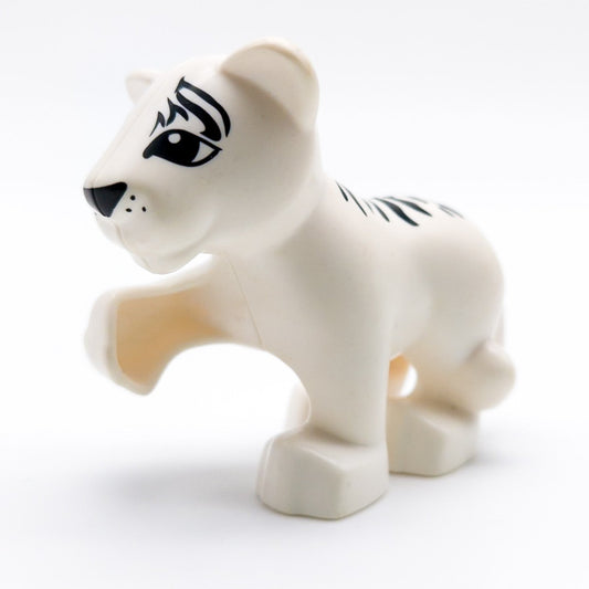 LEGO DUPLO Tiger Baby Jungtier Weiß Tier Figur Zoo Safari 54300cx4 - nerdyvana.com
