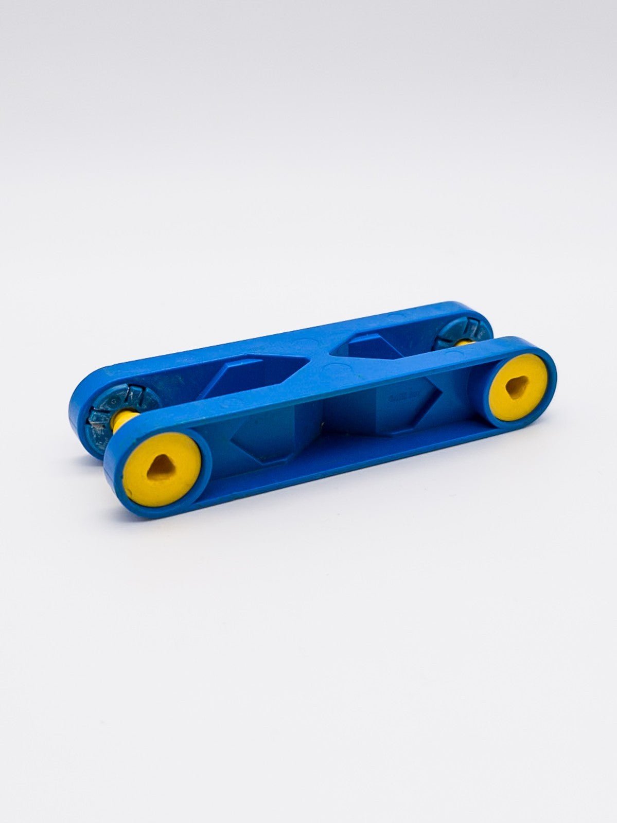 LEGO DUPLO Toolo 6279c01 Arm 2x6 Triangular Screw Ends blau gelb Ersatzteil - nerdyvana.com