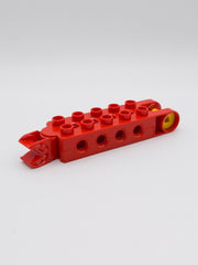 LEGO DUPLO Toolo 6293c01 Baustein 2x5 mit Schraubbuchsen rot Ersatzteil - nerdyvana.com