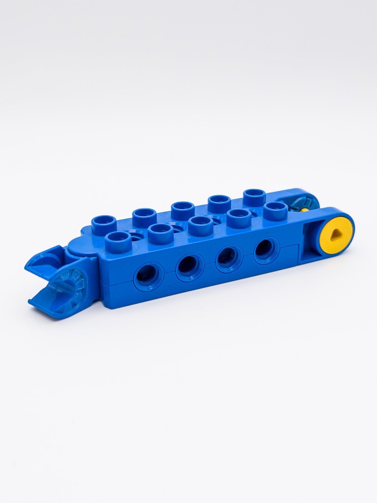 LEGO DUPLO Toolo 6293c01 Baustein 2x5 Schraubbuchsen blau beweglich Ersatzteil - nerdyvana.com