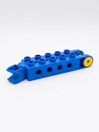 LEGO DUPLO Toolo 6293c01 Baustein 2x5 Schraubbuchsen blau beweglich Ersatzteil - nerdyvana.com