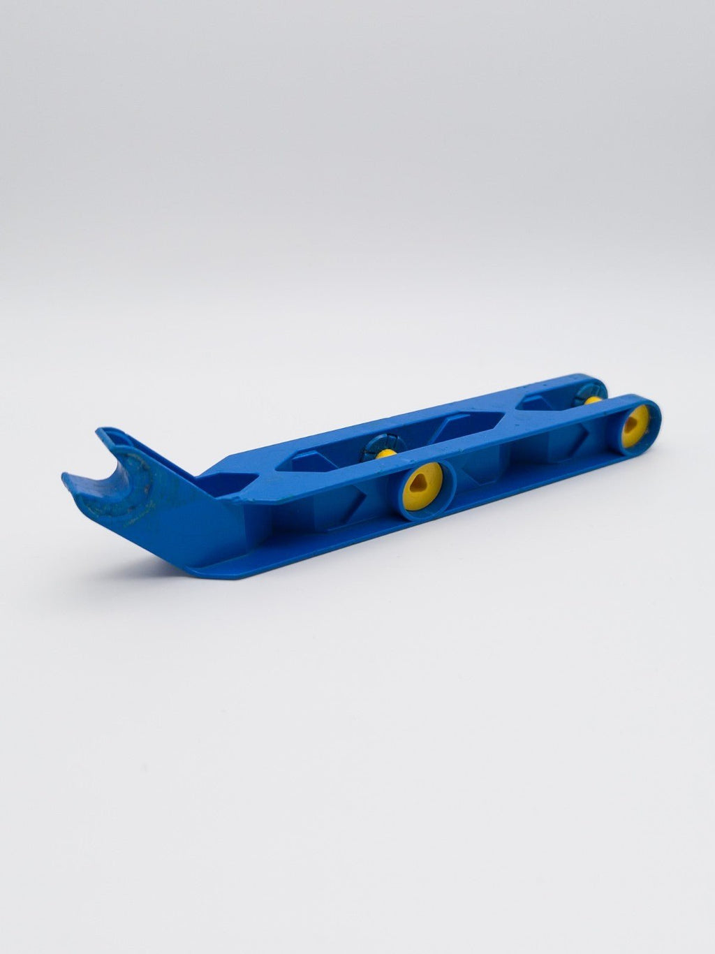 LEGO DUPLO Toolo Arm 2x10 mit Clip Ende knick blau gelb 6281c01 Ersatzteil - nerdyvana.com