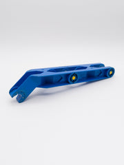 LEGO DUPLO Toolo Arm 2x10 mit Clip Ende knick blau gelb 6281c01 Ersatzteil - nerdyvana.com