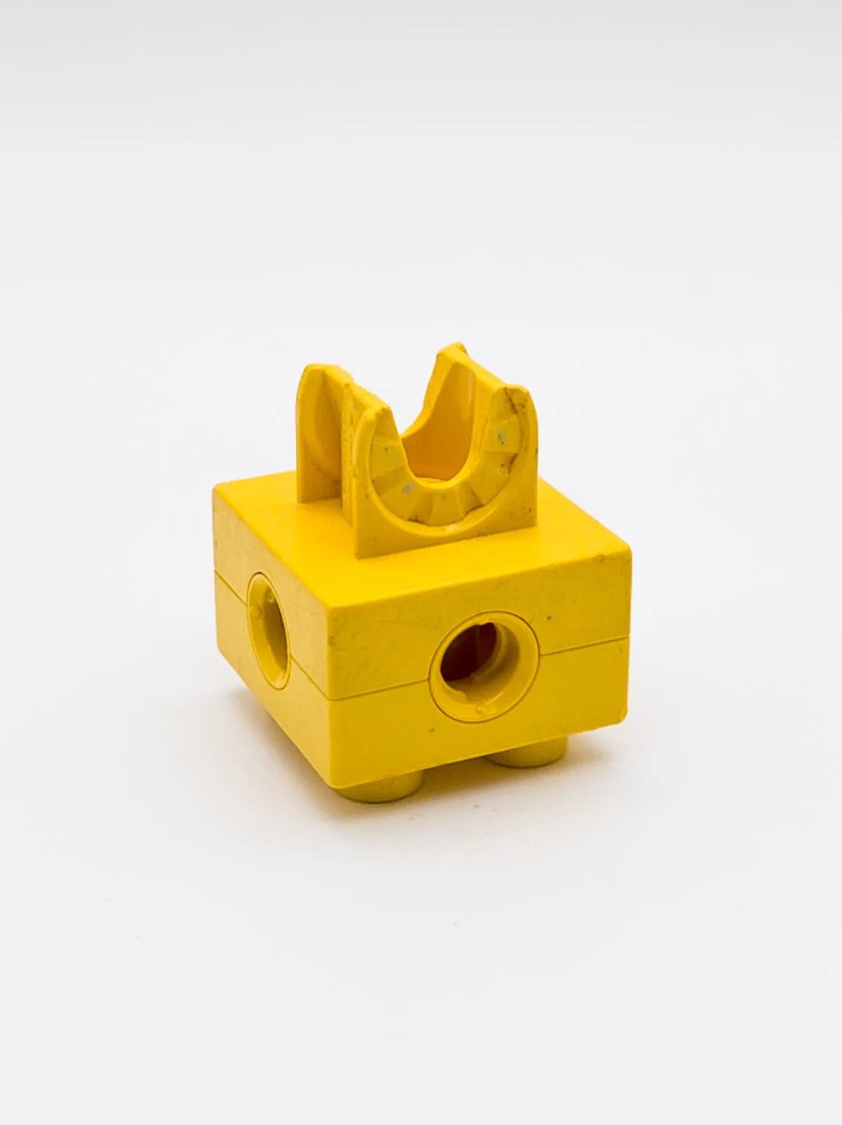 LEGO DUPLO Toolo Baustein 2x2 mit Clip & Schraubenlöchern gelb 74957c01 Ersat - nerdyvana.com