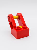 LEGO DUPLO Toolo Baustein 2x2 Winkelgabel 2 Schrauben rot 6284c01 Ersatzteil - nerdyvana.com