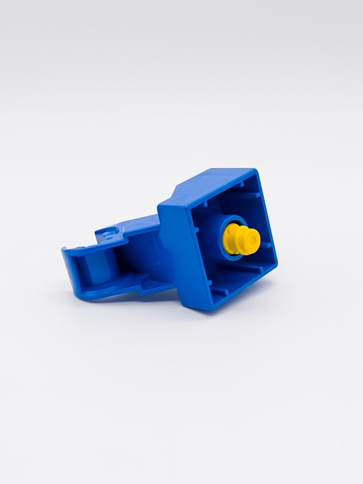 LEGO DUPLO Toolo Baustein blau 2x2 Winkelhalter Clip Schraube gelb Ersatzteil - nerdyvana.com