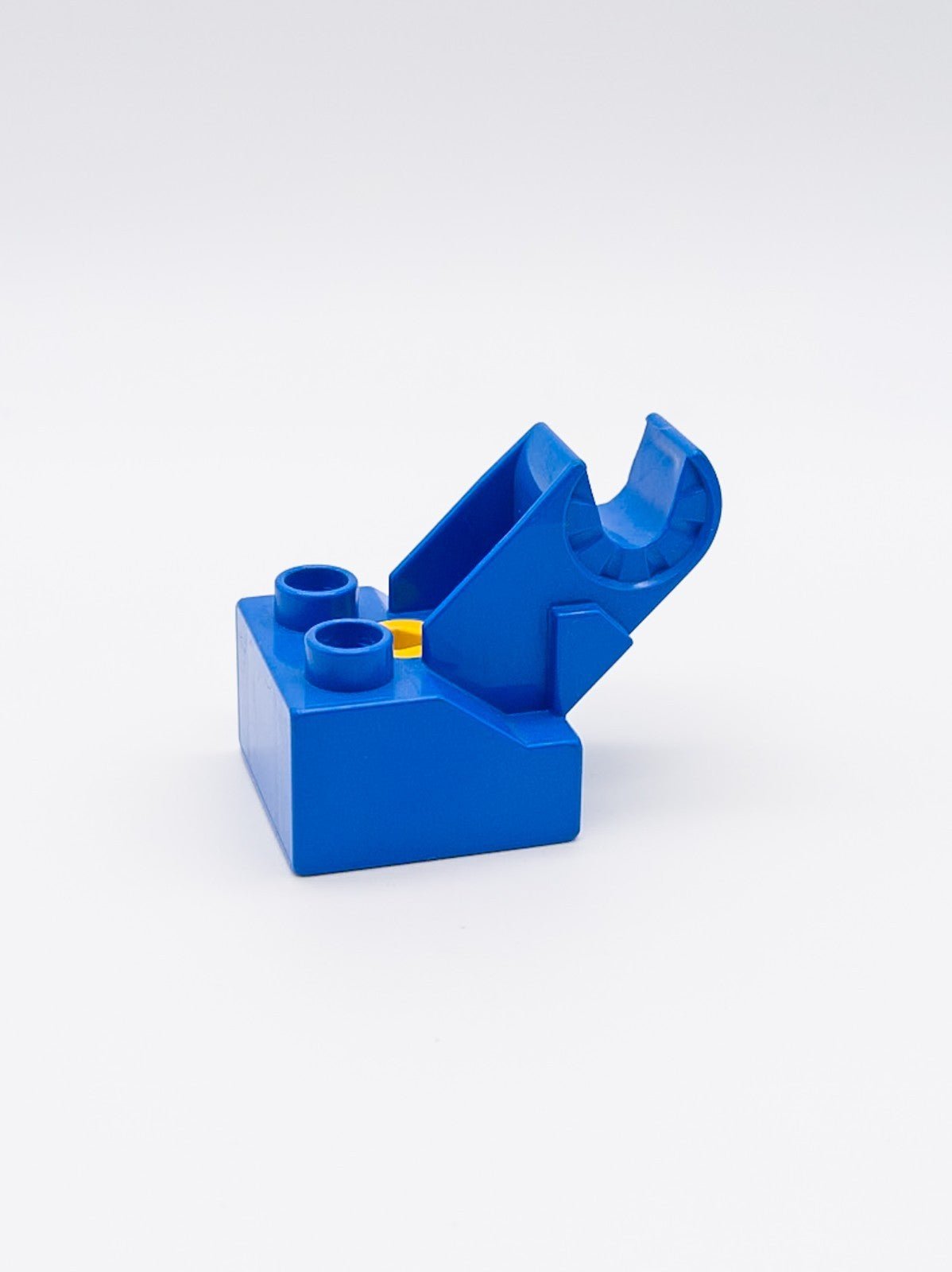LEGO DUPLO Toolo Baustein blau 2x2 Winkelhalter Clip Schraube gelb Ersatzteil - nerdyvana.com