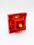 LEGO DUPLO Toolo Drehplattform 4x4 rot gelb 6297c01 mit Schraube Ersatzteil - nerdyvana.com