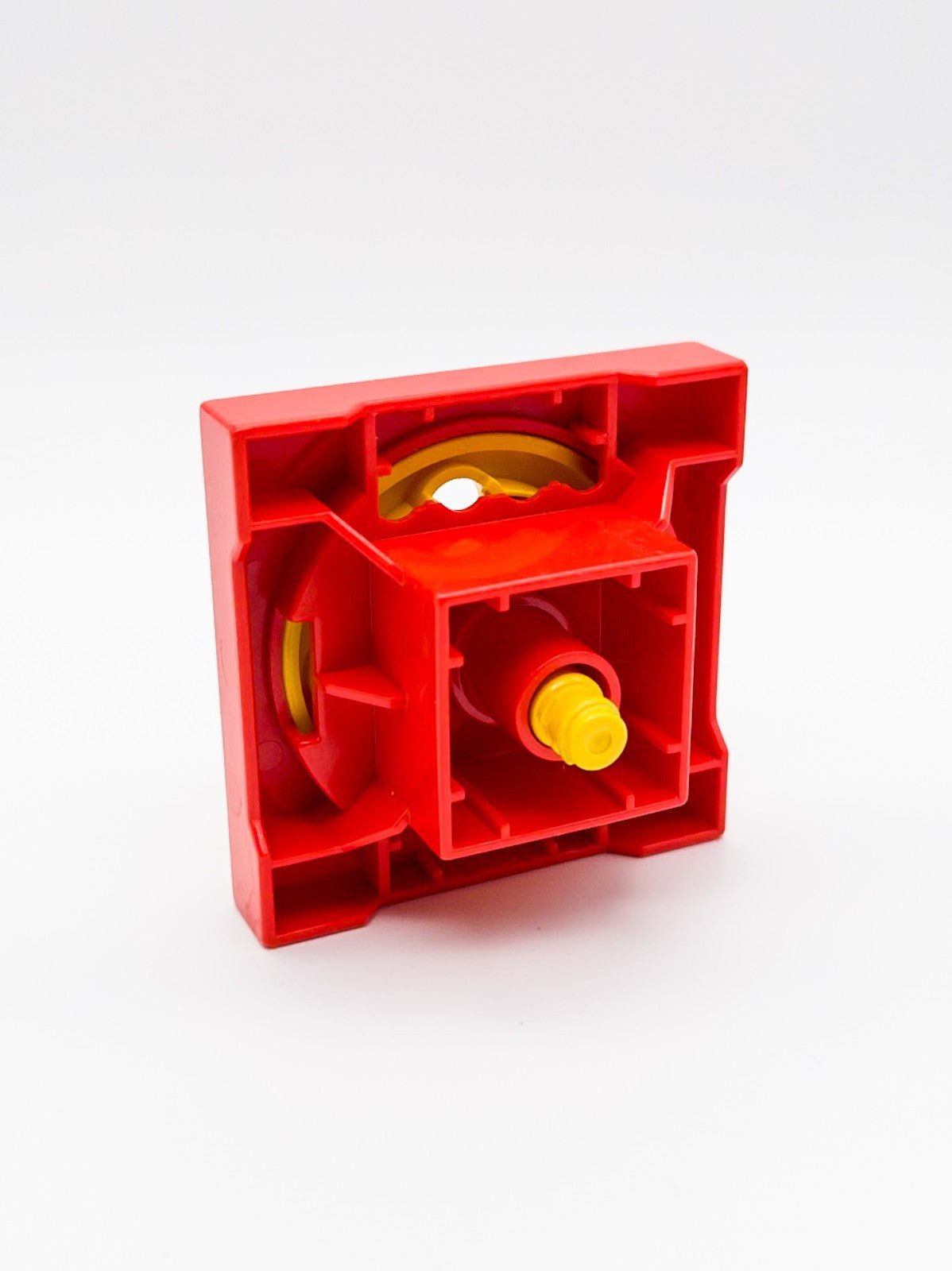 LEGO DUPLO Toolo Drehplattform 4x4 rot gelb 6297c01 mit Schraube Ersatzteil - nerdyvana.com