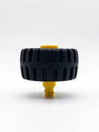 LEGO DUPLO Toolo Rad Connector gelb & Reifen schwarz 6290c00 6292 Ersatzteil - nerdyvana.com
